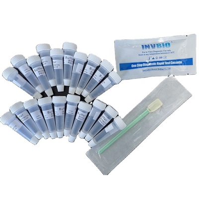 Độ chính xác INVBIO Kiểm tra nước bọt Coronavirus Rtk 5 cái / hộp Phát hiện định tính