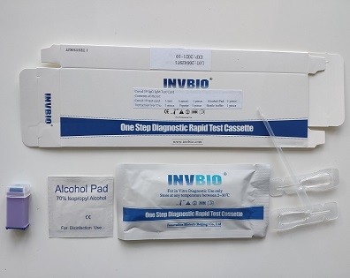Bộ xét nghiệm kháng thể kháng thể IgG IgM SARS-CoV-2 Coronavirus Một bước Tự kiểm tra INVBIO