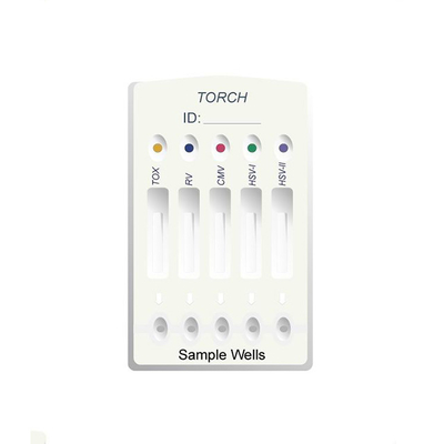 Y tế IVD Bộ dụng cụ xét nghiệm chẩn đoán nhanh khả năng sinh sản HSV1 HSV2 Soi đuốc 5 Bảng điều khiển