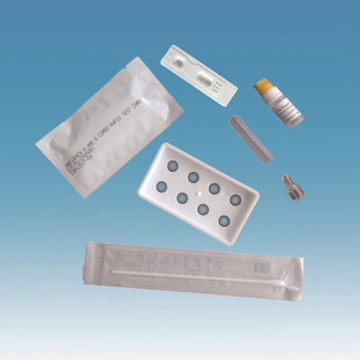 Thuốc ngoáy cổ họng Bệnh truyền nhiễm Bộ dụng cụ xét nghiệm nhanh Vi rút cúm A + B