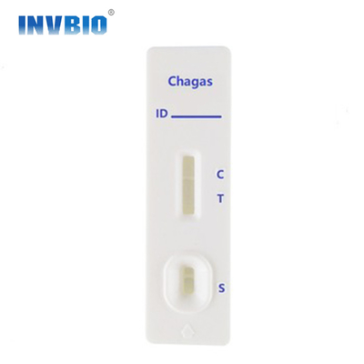 Phát hiện định tính Bệnh truyền nhiễm Bộ dụng cụ xét nghiệm nhanh Chagas Ab Test Cassette