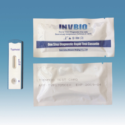 Bộ dụng cụ xét nghiệm nhanh bệnh truyền nhiễm kháng thể thương hàn Độ chính xác 98,5%