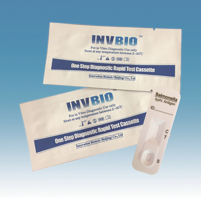 25 Ng / Ml Bộ dụng cụ thử nghiệm sốt thương hàn Salmonella 25 phân / hộp