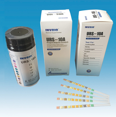 INVBIO 10 Tham số Thử nghiệm phân tích nước tiểu trong ống nghiệm