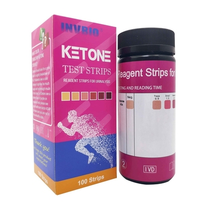 Thuốc thử Ketone Que thử phân tích nước tiểu 1 Thông số Chẩn đoán y tế