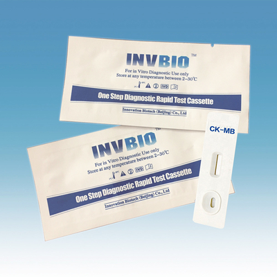 Bộ đánh dấu tim một bước CK-MB Bộ xét nghiệm nhanh Troponin I Phát hiện định tính