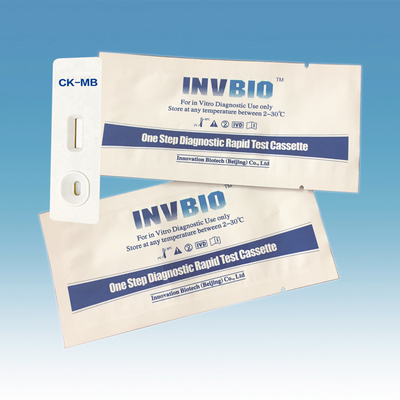 Bộ đánh dấu tim một bước CK-MB Bộ xét nghiệm nhanh Troponin I Phát hiện định tính