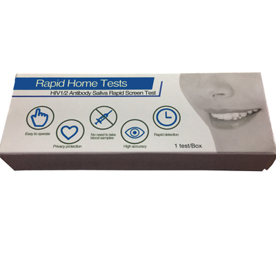 Bộ dụng cụ kiểm tra nhanh bệnh truyền nhiễm Ivd y tế Một bước Hiv Nước bọt