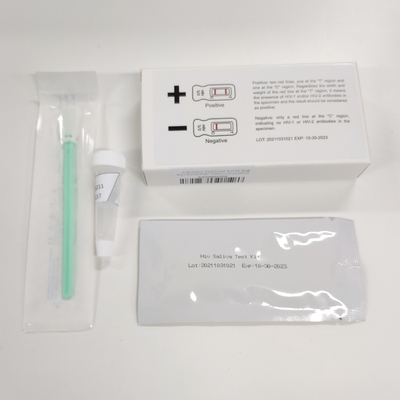 Bộ dụng cụ kiểm tra nhanh bệnh truyền nhiễm Ivd y tế Một bước Hiv Nước bọt