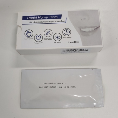 Bộ dụng cụ kiểm tra nhanh bệnh truyền nhiễm Ivd y tế Một bước Hiv Nước bọt